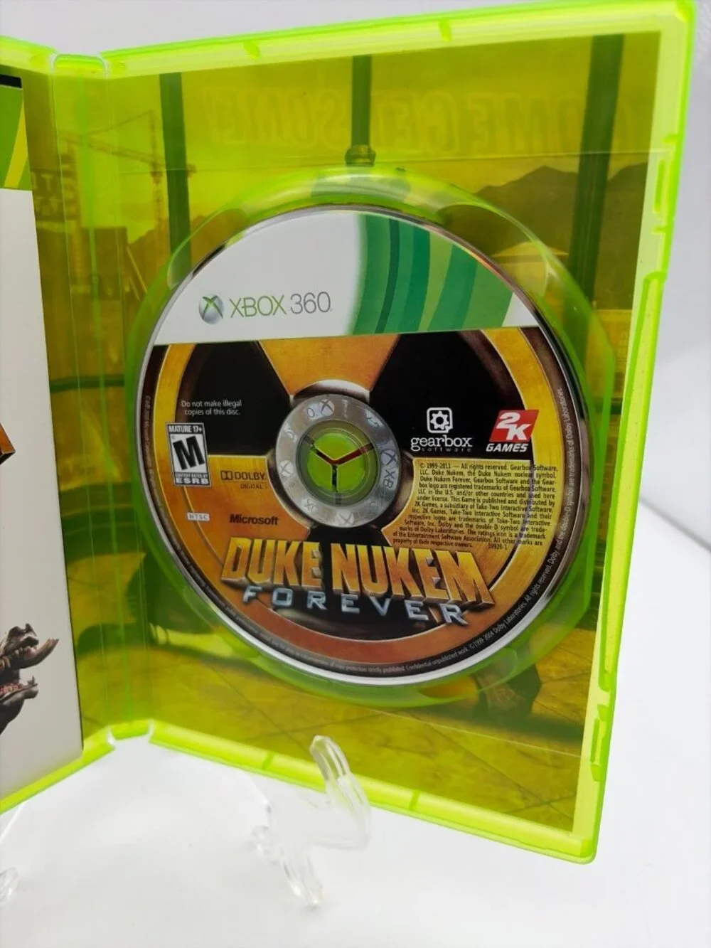 Duke Nukem Forever Microsoft Xbox 360 Complete with Manual CIB Tested Works